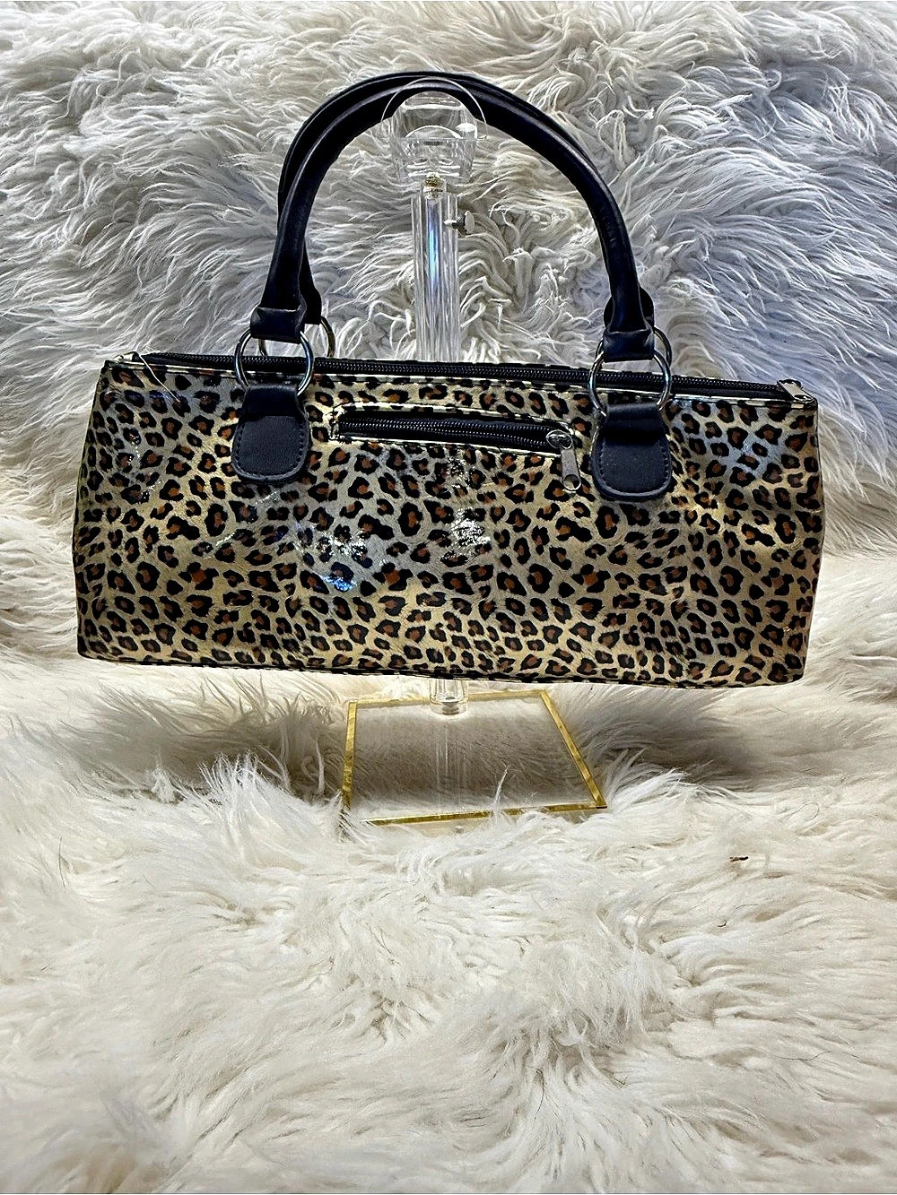 Leopard Print Insulated Bag Like New